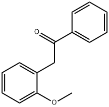 2-(2-メトキシフェニル)アセトフェノン 化学構造式