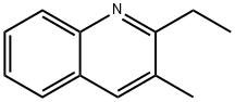 Quinoline, 2-ethyl-3-methyl- 化学構造式