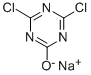 2,4-二氯-6-羟基-1,3,5-三嗪钠盐 结构式