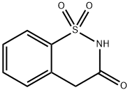 2H-1,2-Benzothiazin-3(4H)-one 1,1-dioxide, 27363-39-9, 结构式
