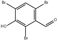 3-HYDROXY-2,4,6-TRIBROMOBENZALDEHYDE Structure