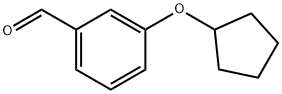 3-(シクロペンチルオキシ)ベンズアルデヒド 化学構造式