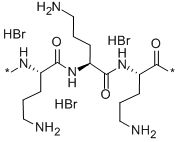 聚 L-鸟氨酸氢溴酸盐 结构式