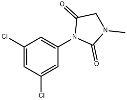 3-(3,5-Dichlorophenyl)-1-methylhydantoin 化学構造式