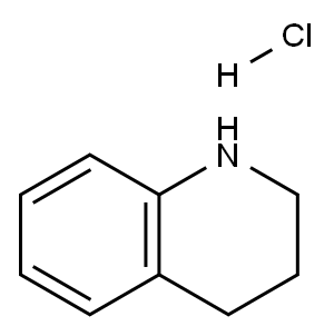 喹啉, 1,2,3,4-四氢-, 盐酸盐 (1:1) 结构式