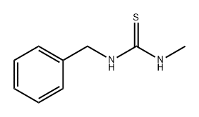 N-ベンジル-N'-メチルチオ尿素 化学構造式