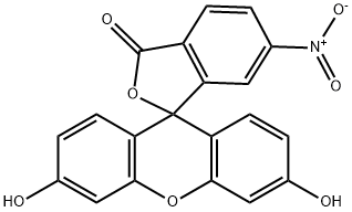 5-ニトロフルオレセイン 化学構造式