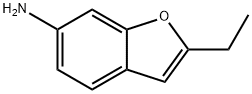 6-Benzofuranamine,  2-ethyl- 结构式