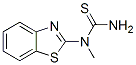 Thiourea, N-2-benzothiazolyl-N-methyl- (9CI) 结构式