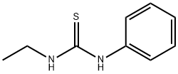 1-乙基-3-苯基-2-硫脲 结构式