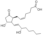 8-ISO PROSTAGLANDIN E2 结构式