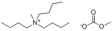 Tributylmethylammonium methyl carbonate Structure