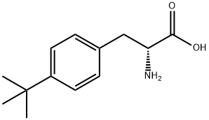 D-4-叔丁基苯丙氨酸 结构式