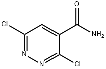 3,6-dichloropyridazine-4-carboxaMide Struktur