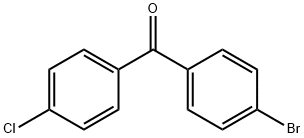 4-ブロモ-4'-クロロベンゾフェノン 化学構造式