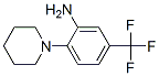 1-[2-アミノ-4-(トリフルオロメチル)フェニル]ピペリジン 化学構造式