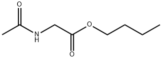 butyl N-acetylglycinate Struktur