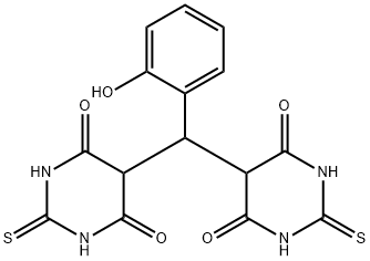 5,5'-(salicylidene)bis-(2-thiobarbituric acid) Struktur