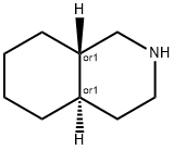 trans-デカヒドロイソキノリン 化学構造式