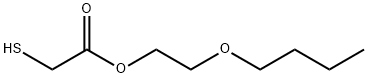 Mercaptoacetic acid 2-butoxyethyl ester Structure