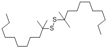 ジ-tert-ドデシルジスルフィド (異性体混合物) 化学構造式