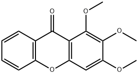 1,2,3-Trimethoxyxanthone Struktur