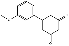 5-(3-甲氧苯基)环己烷-1,3-二酮, 27462-91-5, 结构式