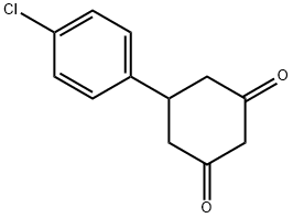5-(4-氯苯基)环己胺-1,3-二酮, 27463-38-3, 结构式