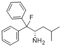 (S)-(-)-2-氨基-1-氟-4-甲基-1,1-联苯基戊烷 结构式