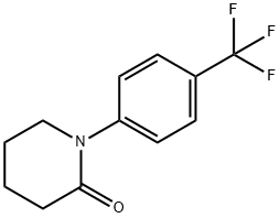 1-[4-(Trifluoromethyl)phenyl]-2-piperidinone, 27471-52-9, 结构式