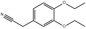 3,4-ジエトキシベンゼンアセトニトリル 化学構造式