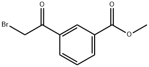 3-(2-溴乙酰基)苯甲酸甲酯, 27475-19-0, 结构式