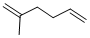2-METHYL-1,5-HEXADIENE Struktur