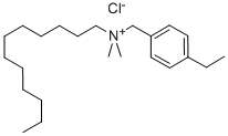 Dodecyl(ethylbenzyl)dimethylammonium chloride Structure