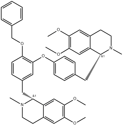 O-BENZYLDAURICINE Struktur