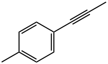 1-メチル-4-(1-プロピニル)ベンゼン 化学構造式