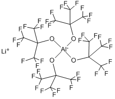 LITHIUM TETRA(PERFLUORO-T-BUTOXY)ALUMINATE Struktur