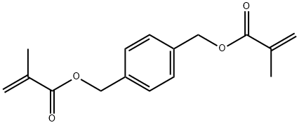 1,4-phenylenebis(methylene) bismethacrylate Struktur
