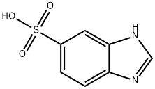 1H-ベンズイミダゾール-5-スルホン酸 化学構造式