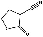 TETRAHYDRO-2-OXO-3-FURANCARBONITRILE Structure