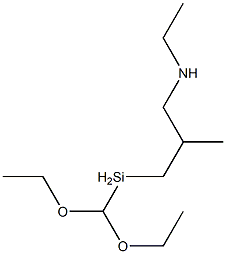 (3-(氮-乙胺基)异丁基)甲基二乙氧基硅烷, 275378-62-6, 结构式
