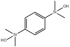 1,4-フェニレンビス(ジメチルシラノール) 化学構造式