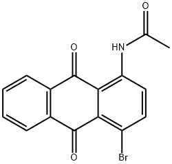 1-(ACETYLAMINO)-4-BROMOANTHRAQUINONE Structure