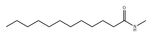 N-甲基十二胺 结构式