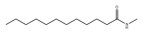 N-METHYLDODECANAMIDE Structure