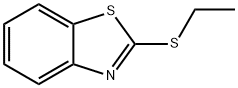 2-(エチルチオ)ベンゾチアゾール 化学構造式