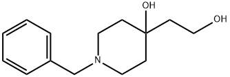 1-benzyl-4-(2-hydroxyethyl)piperidin-4-ol Struktur