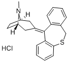 3-dibenzo[b,e]thiepin-11(6H)-ylidene-8-methyl-8-azabicyclo[3.2.1]octane hydrochloride Structure