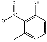 2-甲基-3-硝基吡啶-4-胺 结构式