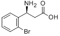 (S)-3-氨基-3-(2-溴苯基)-丙酸, 275826-34-1, 结构式